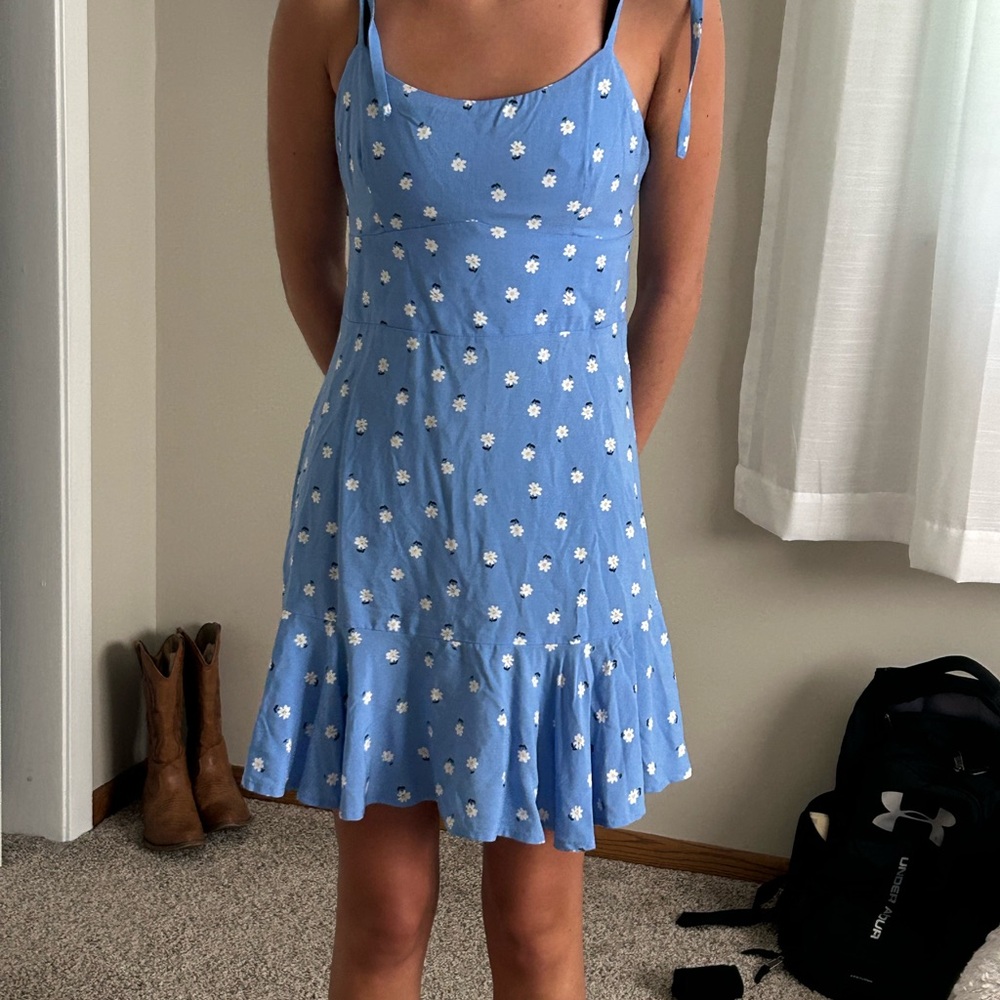 Wild Fable Blue Floral Dress